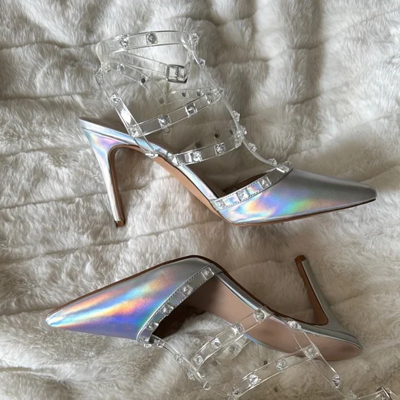 Mix No. 6 Iridescent Silver Heels - Picture 4 of 9
